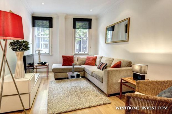 Стильные односпаленные апартаменты в Лондоне в самом сердце Найтсбридж