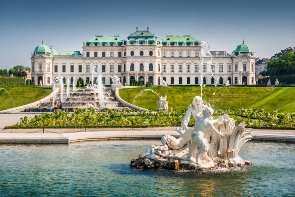 Belvedere Palace в 3 районе Вены