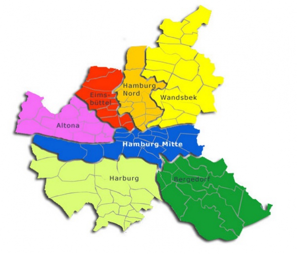 Районы Гамбурга